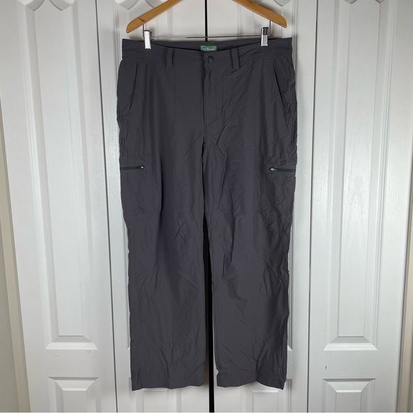 L.L. Bean Other - L.L. Bean Cresta Hiking Pants Men’s 36x30 Gray Nylon Utility Cargo Fish Outdoor